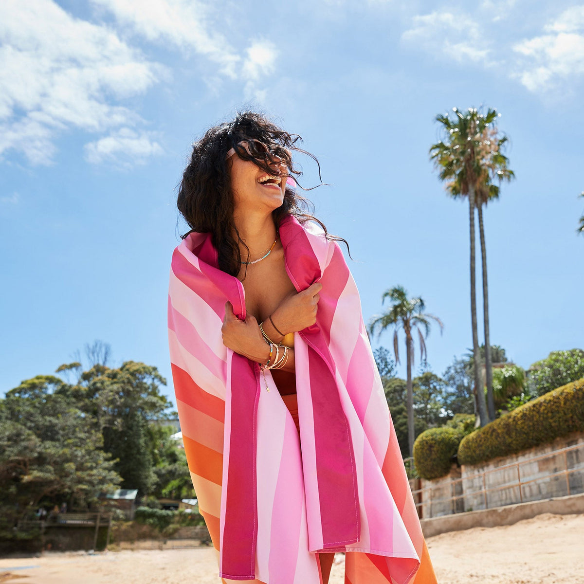 TOALLA DOCK & BAY SUMMER MIAMI 1 16,95 SORBET - XL