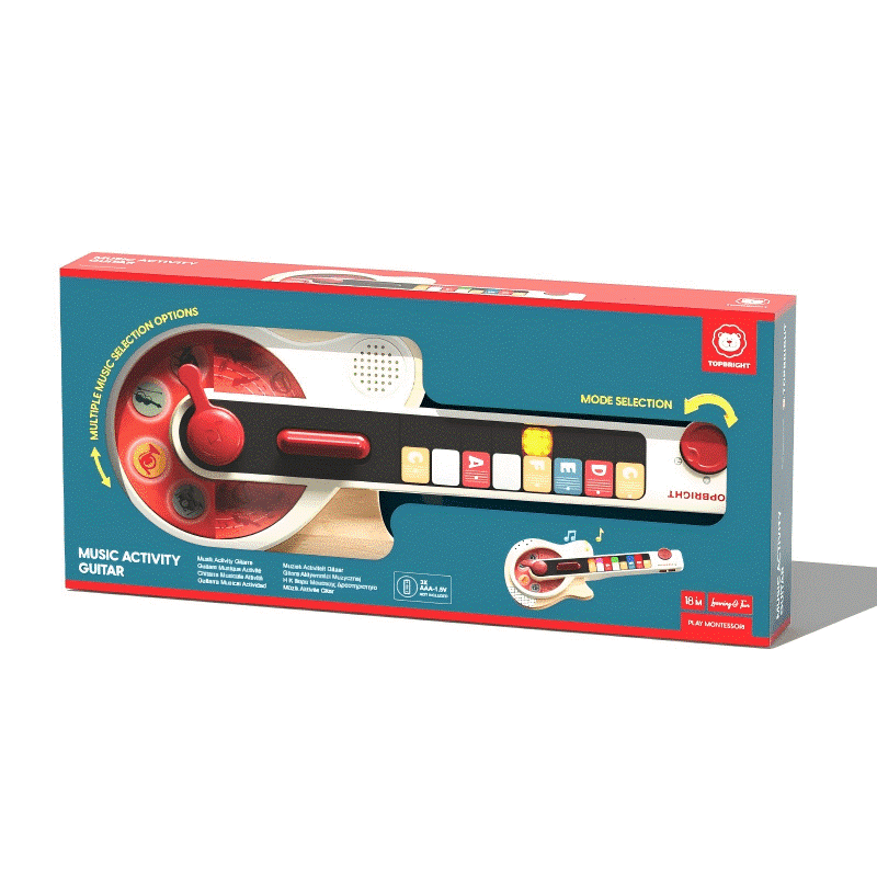 Guitarra de actividades musicales +18 meses