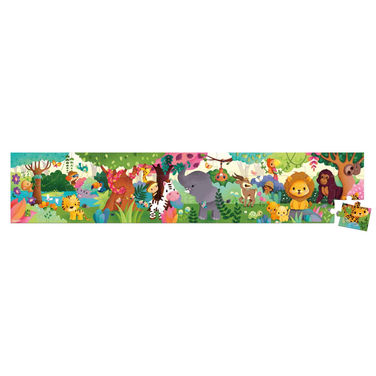 PUZZLE DE LOS ANIMALES SALVAJES - 36 PIEZAS