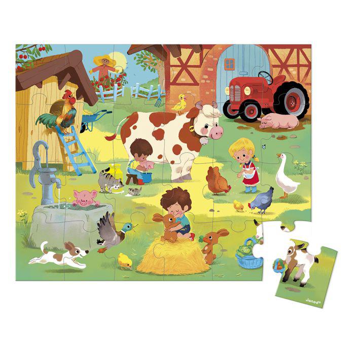 PUZZLE UN DÍA EN LA GRANJA - 24 PZAS