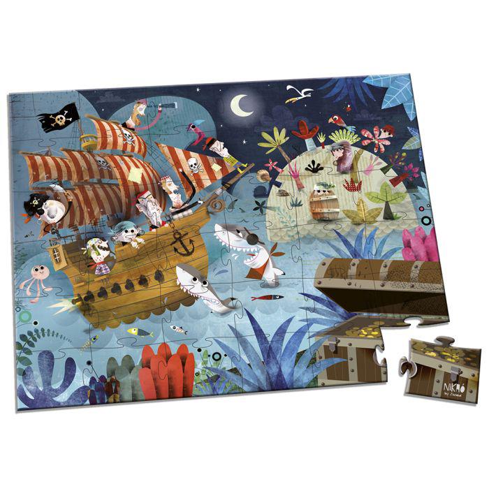PUZZLE EN BÚSQUEDA DEL TESORO 36 PZAS