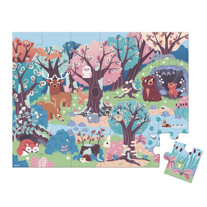 PUZZLE MÁGICO EL BOSQUE