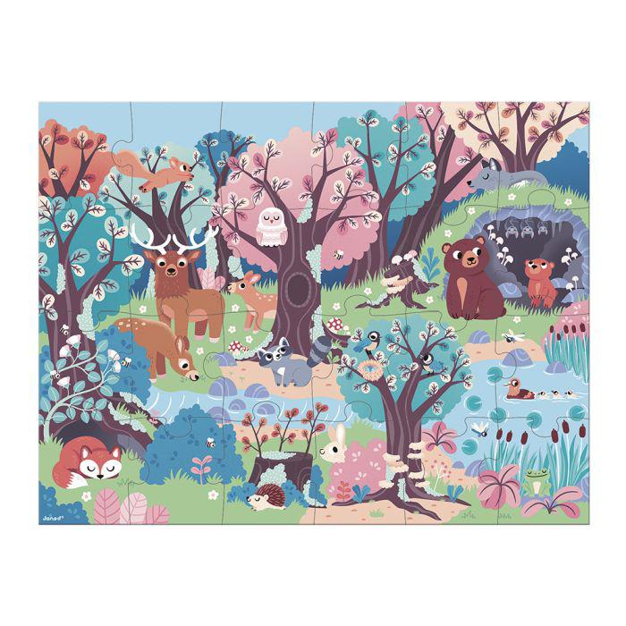 PUZZLE MÁGICO EL BOSQUE