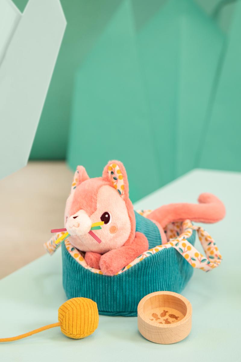 JEANNE EL GATO Y SU CESTA