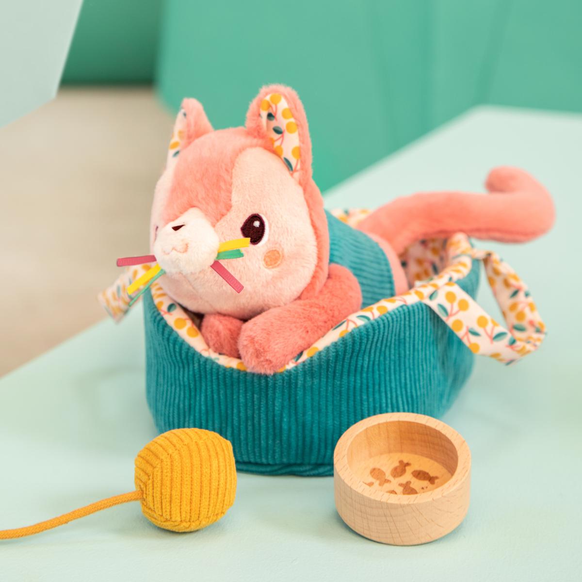 JEANNE EL GATO Y SU CESTA