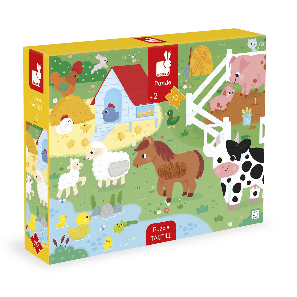 PUZZLE TACTIL DE LA GRANJA