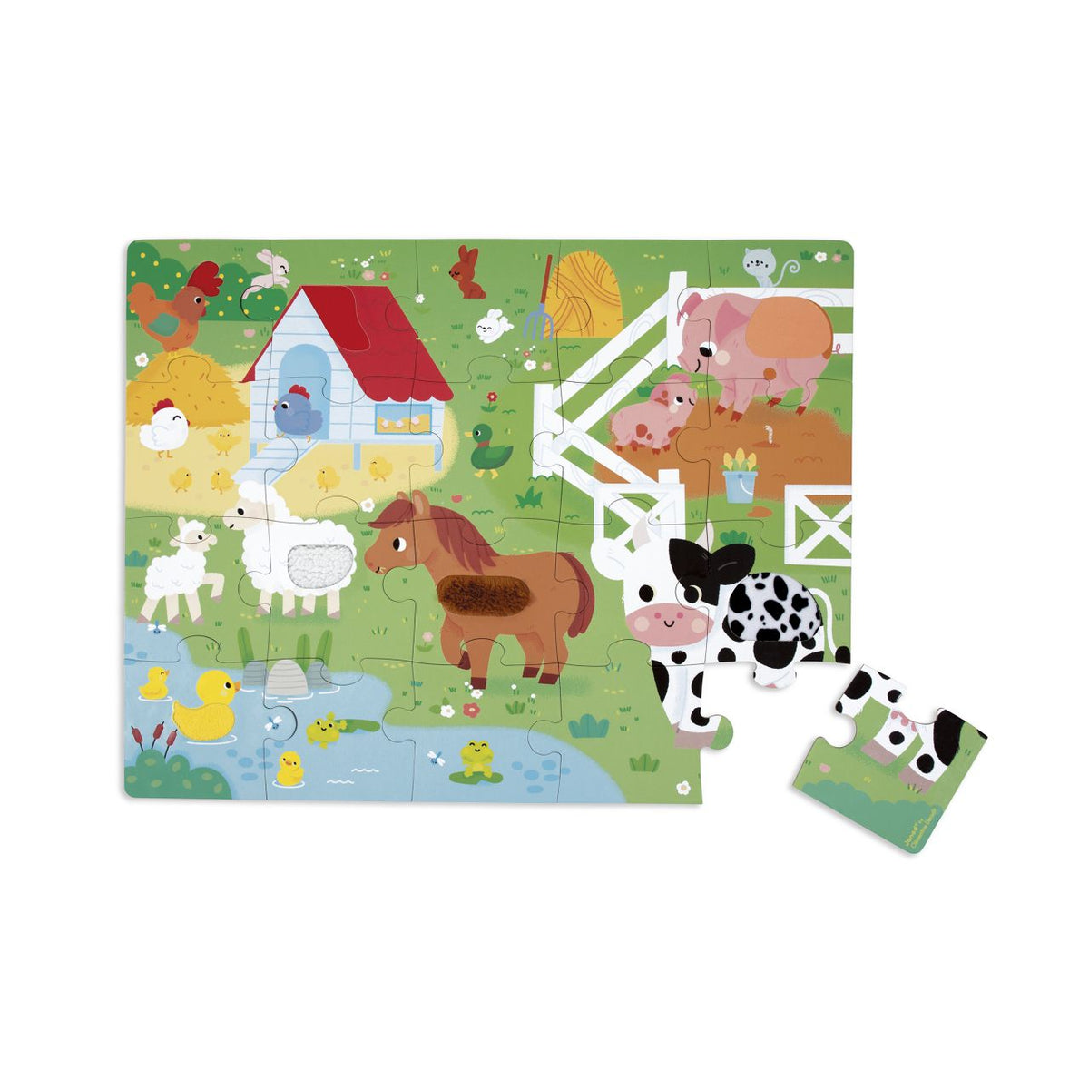 PUZZLE TACTIL DE LA GRANJA