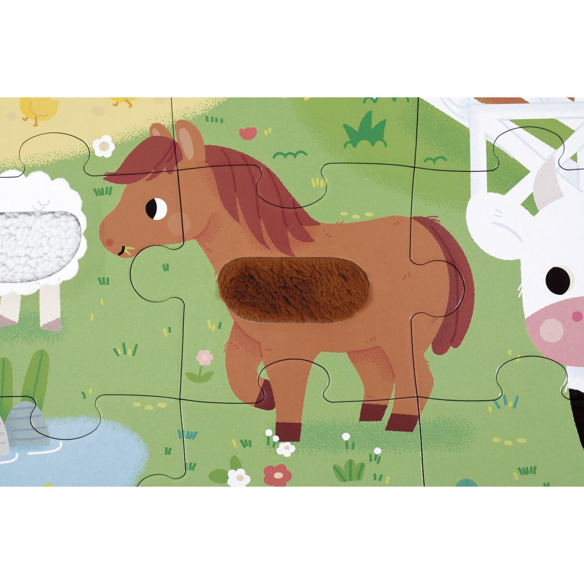 PUZZLE TACTIL DE LA GRANJA