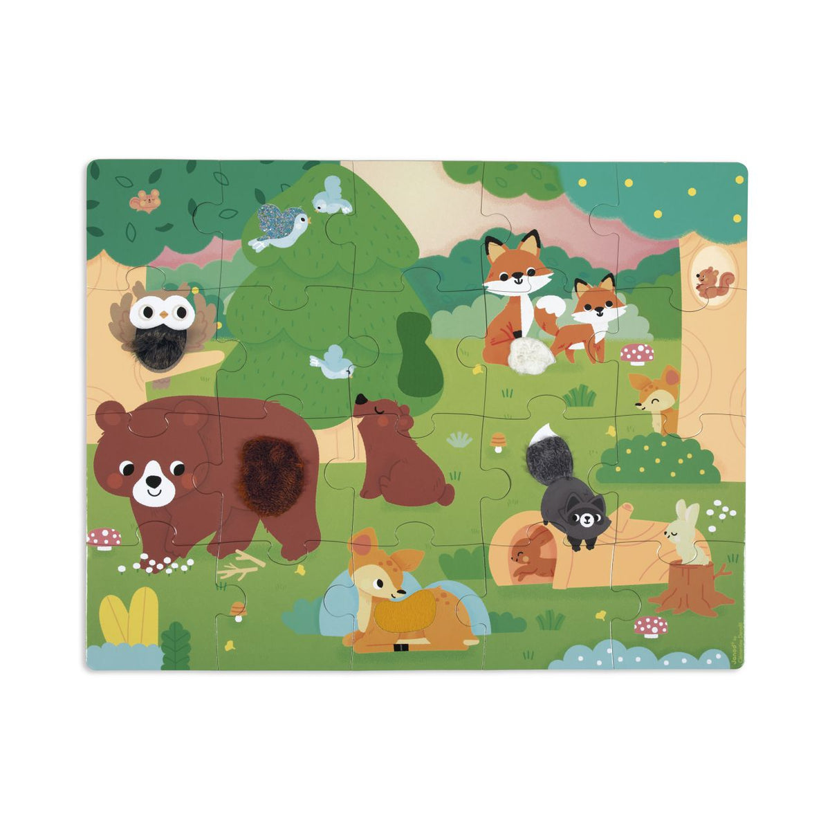 PUZZLE TACTIL DEL BOSQUE