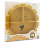 Plato compartimentado de silicona con ventosa - Mr. Lion
