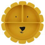 Plato compartimentado de silicona con ventosa - Mr. Lion