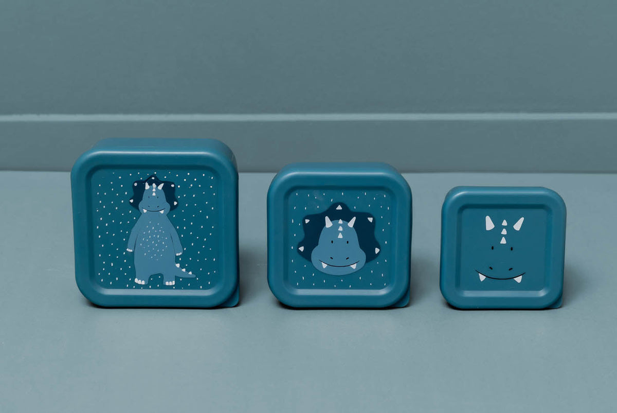 Set de 3 fiambreras - Mr. Triceratops