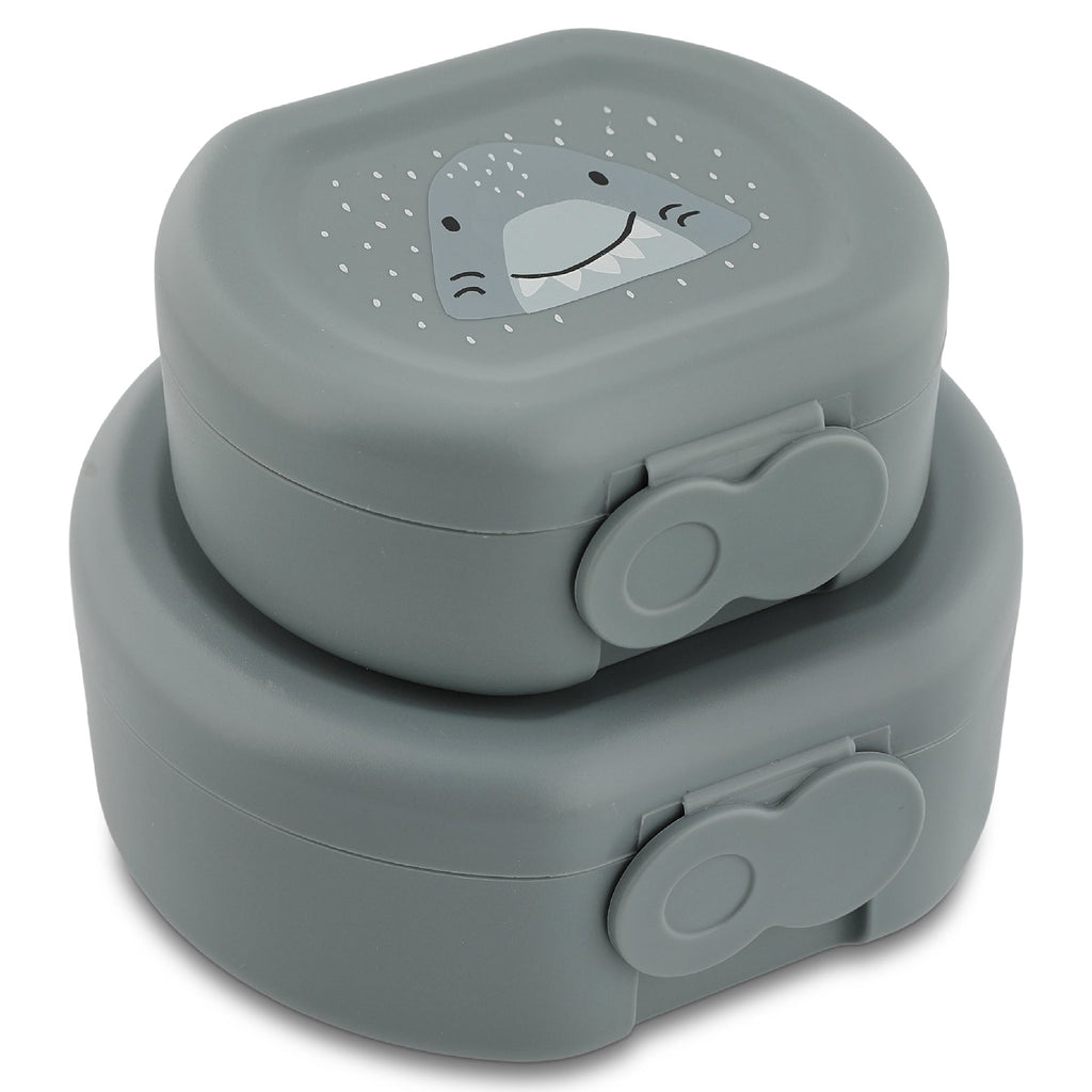 Set de 2 fiambreras con clip  - Mr. Shark