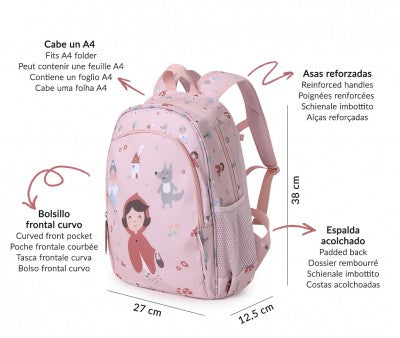 Mochila Mediana Little Red + Llavero