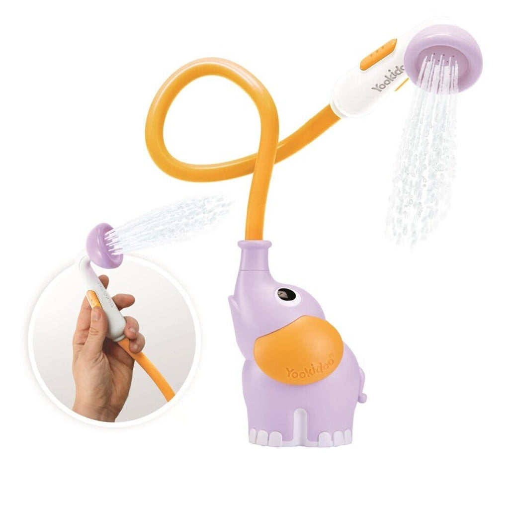 DUCHA BAÑERA ELEFANTE LILA  YOOKIDOO