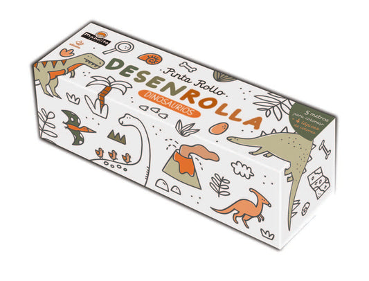 Pìnta rollos - Los dinosaurios