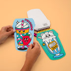 LIBRETA OMY DE PEGATINAS 2 9,98 NUMERADAS BUBBLE TEA