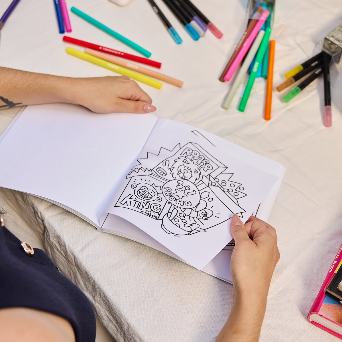 LIBRO COLOREAR OMY COZY ART 2 9,90 SUPERMARKET