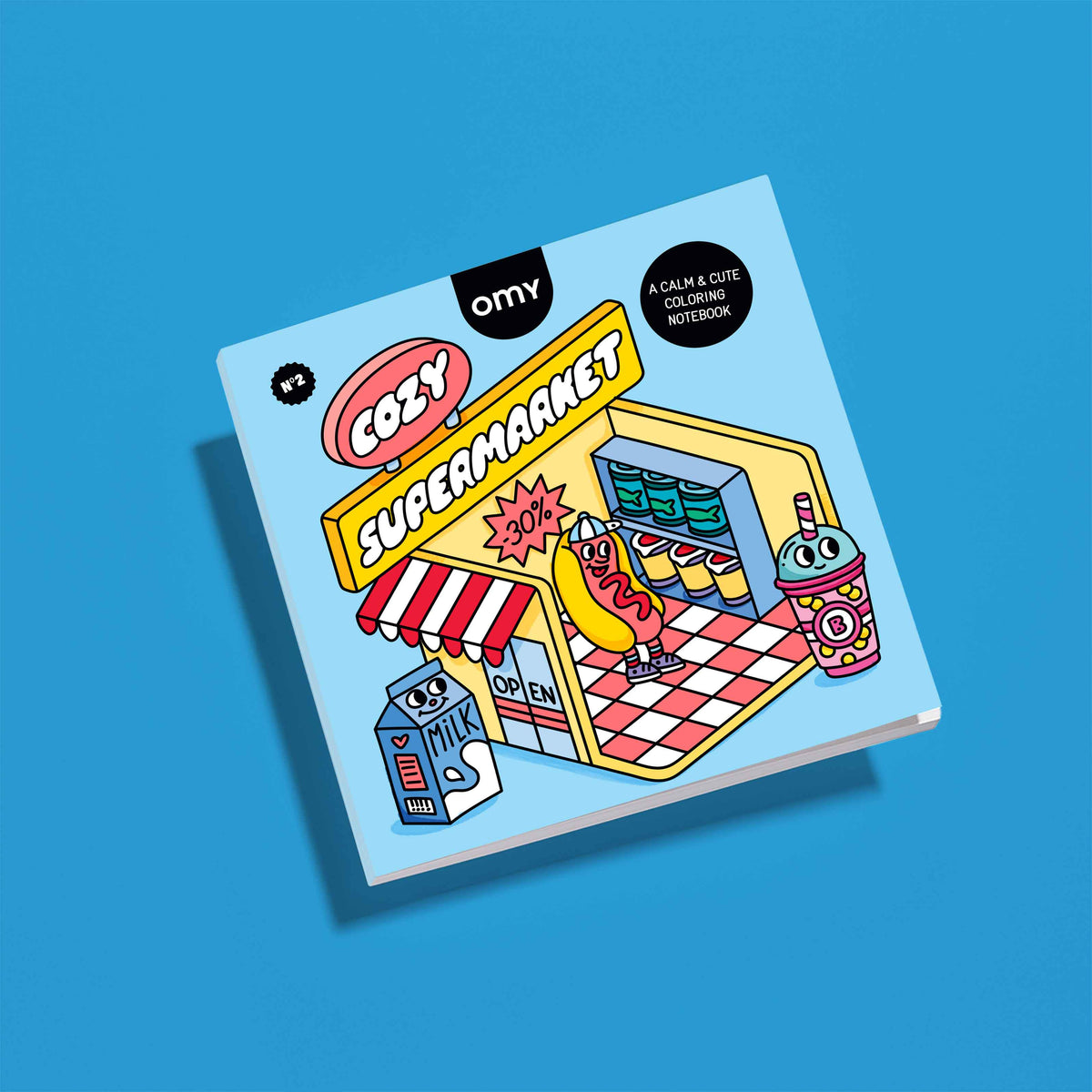 LIBRO COLOREAR OMY COZY ART 2 9,90 SUPERMARKET