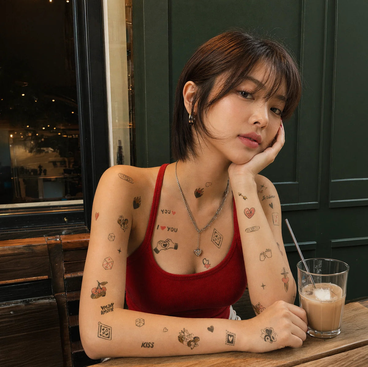 DISPLAY OMY TATTOO FLASH CRAZY 1 41,00 LOVE 12 unid