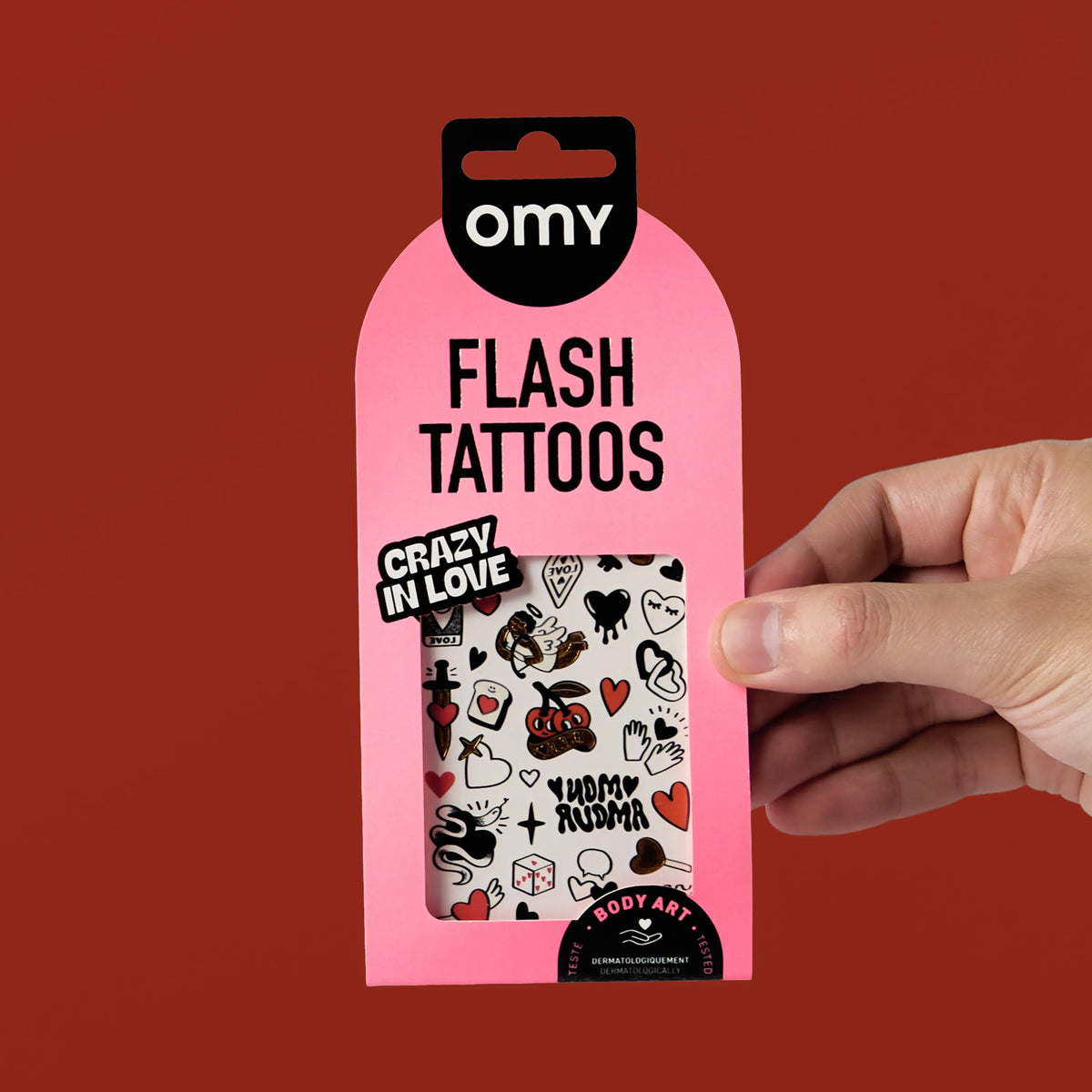 DISPLAY OMY TATTOO FLASH CRAZY 1 41,00 LOVE 12 unid