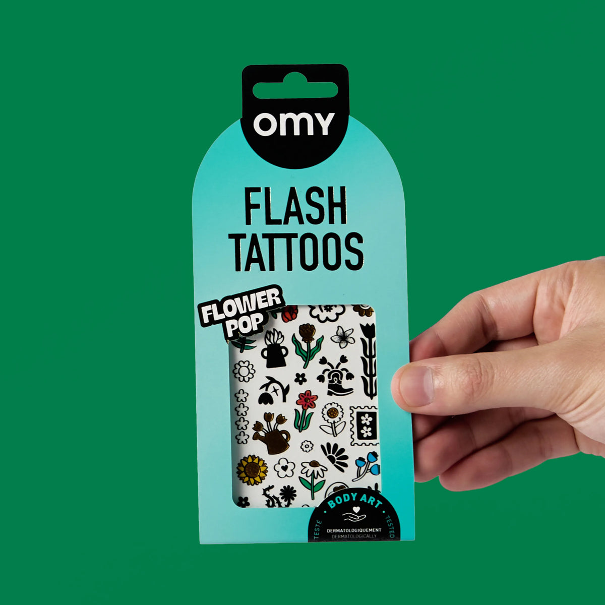 TATTOO OMY FLASH FLOWERS