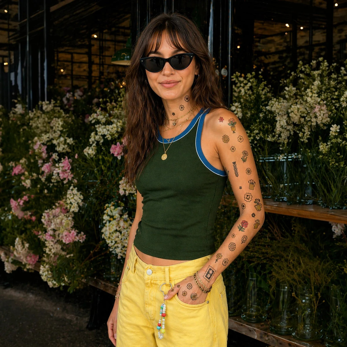 TATTOO OMY FLASH FLOWERS