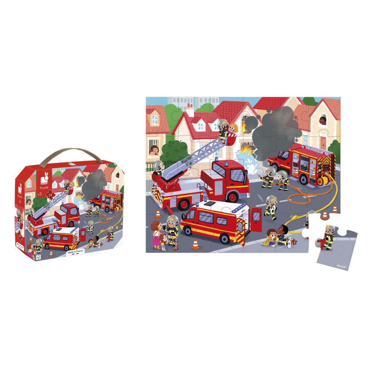 PUZZLE BOMBEROS - 24 PZAS