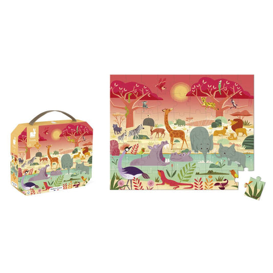 PUZZLE - LA RESERVA DE ANIMALES- 54 PZAS