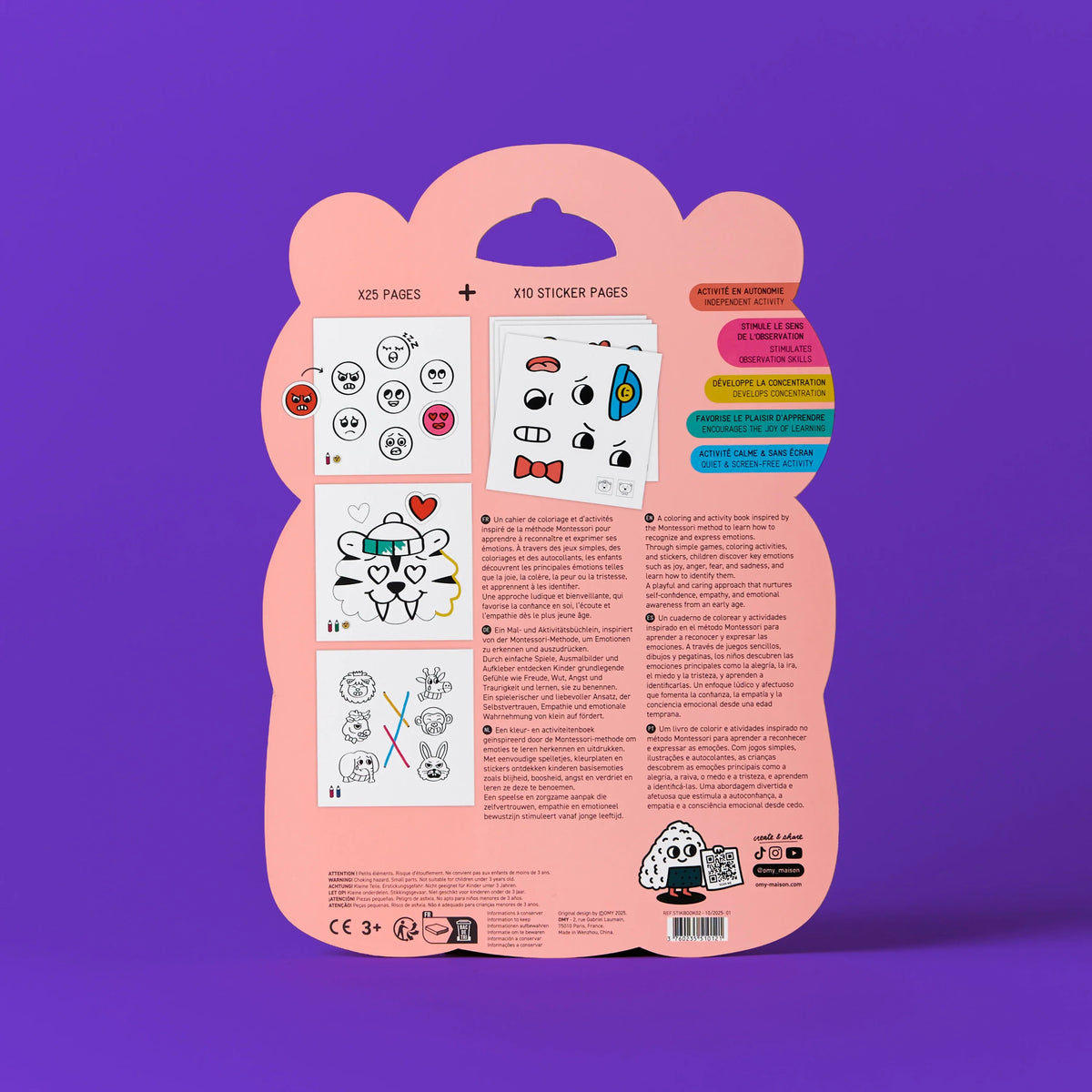 LIBRO OMY MONTESSORY EMOCIONES