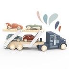 Transportador de coches con coches