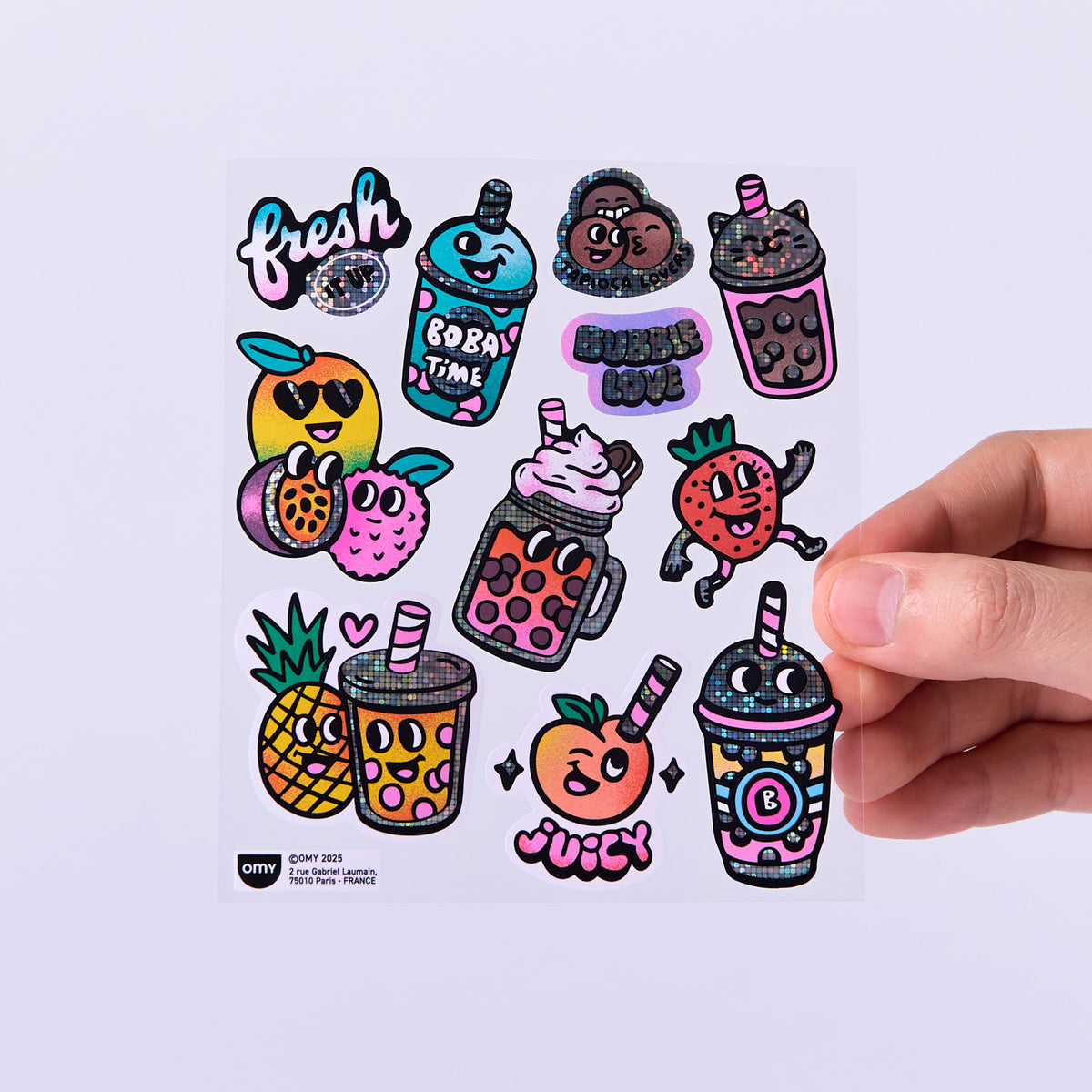 STICKERS OMY BIG BUBBLE TEA
