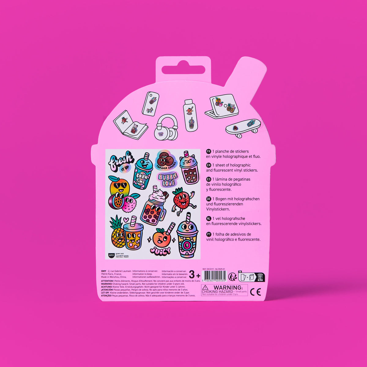 STICKERS OMY BIG BUBBLE TEA