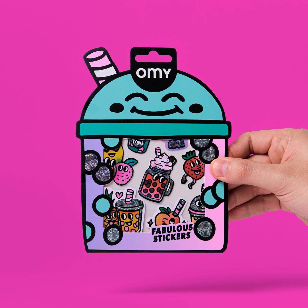 STICKERS OMY BIG BUBBLE TEA