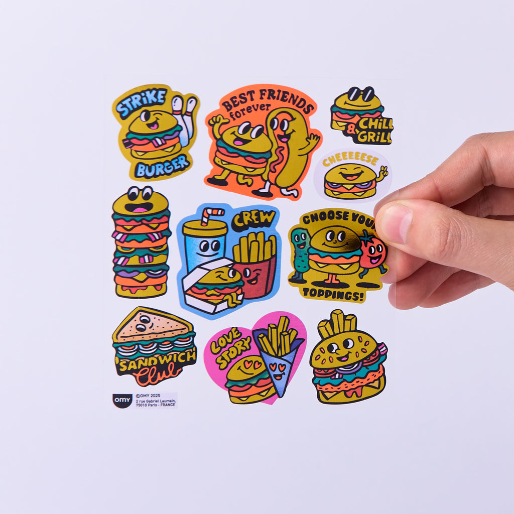 STICKERS OMY BIG BURGER