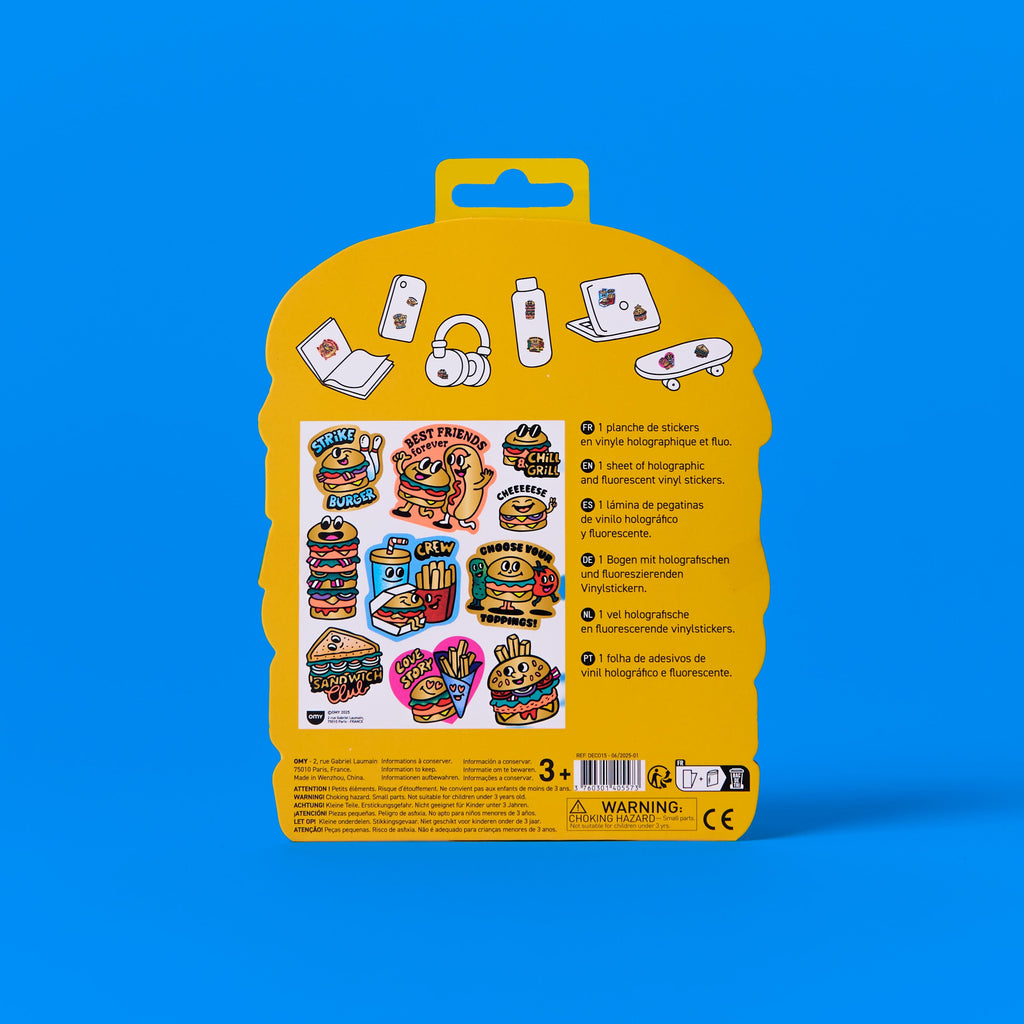 STICKERS OMY BIG BURGER