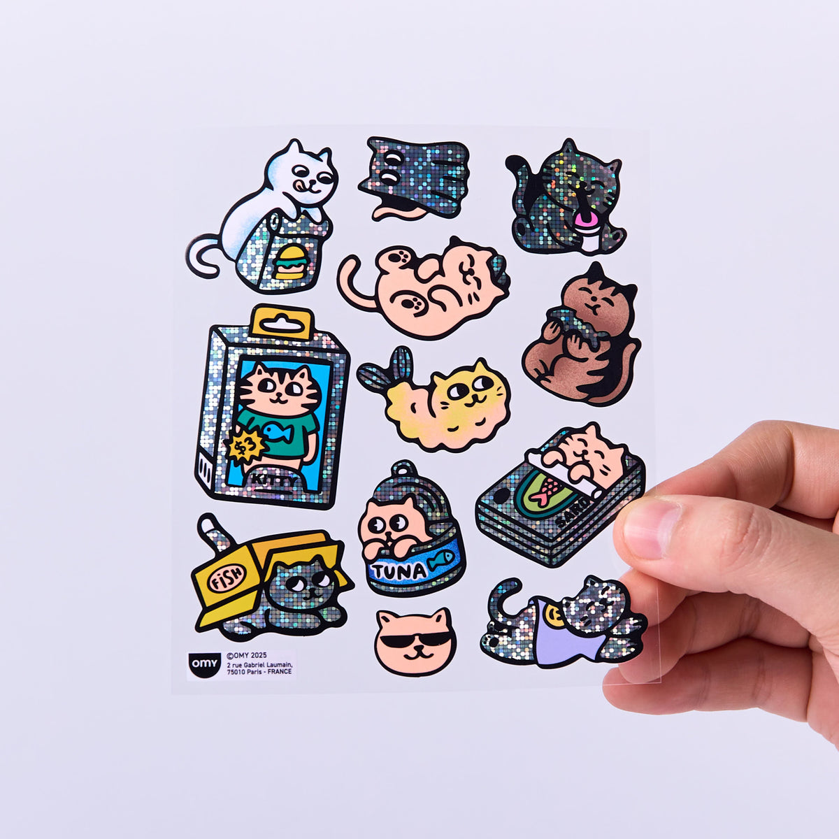 STICKERS OMY BIG KITTY