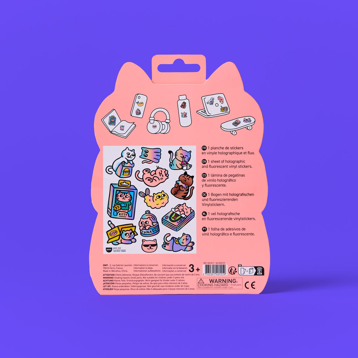 STICKERS OMY BIG KITTY