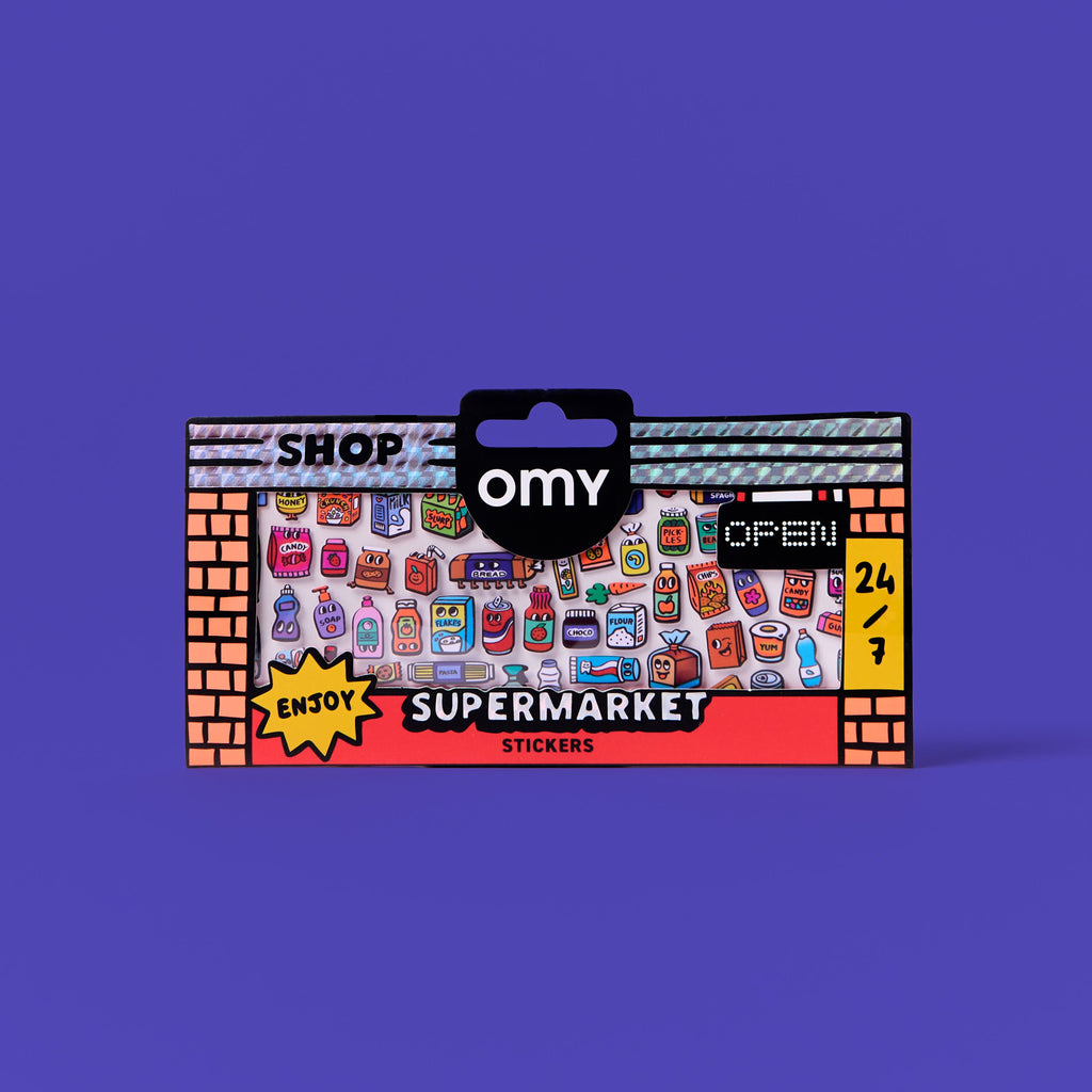 STICKERS OMY BOUTIQUE SUPERMARKET