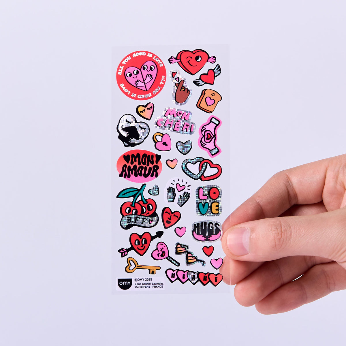 STICKERS OMY ICONIC LOVE