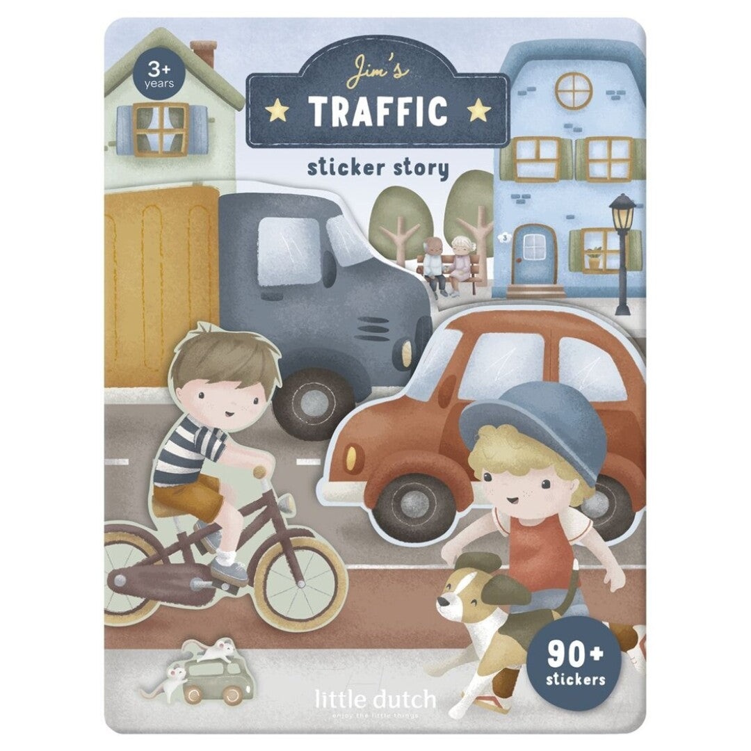 LIBRO DE PEGATINAS VEHÍCULOS LITTLE DUTC