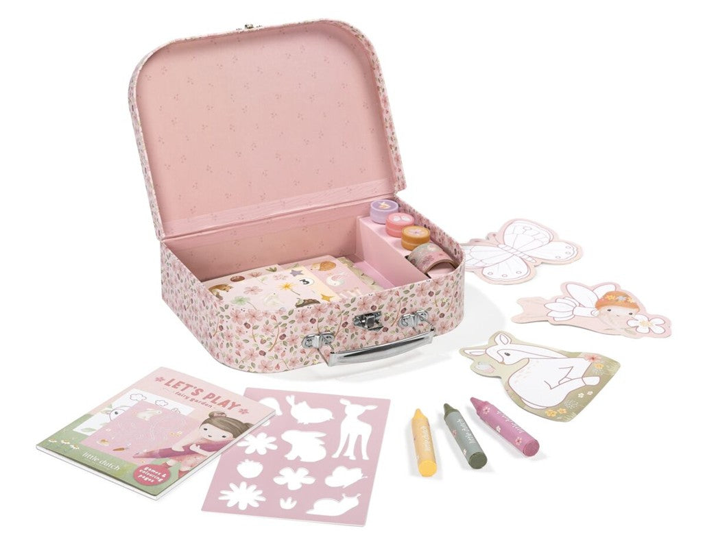 MALETA DE CREATIVIDAD ROSA FAIRY GARDEN