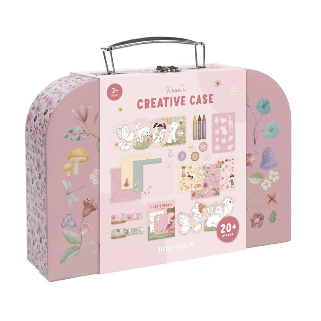 MALETA DE CREATIVIDAD ROSA FAIRY GARDEN