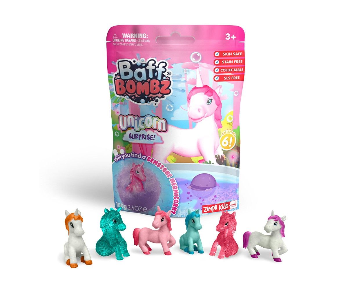 BOMBA DE BAÑO SURPRISE UNICORNIOS 2 7,00 1x100gr