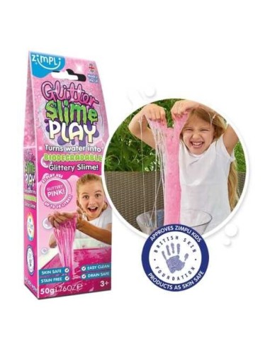 GLITTER SLIME PLAY ROSA 1x50 gr