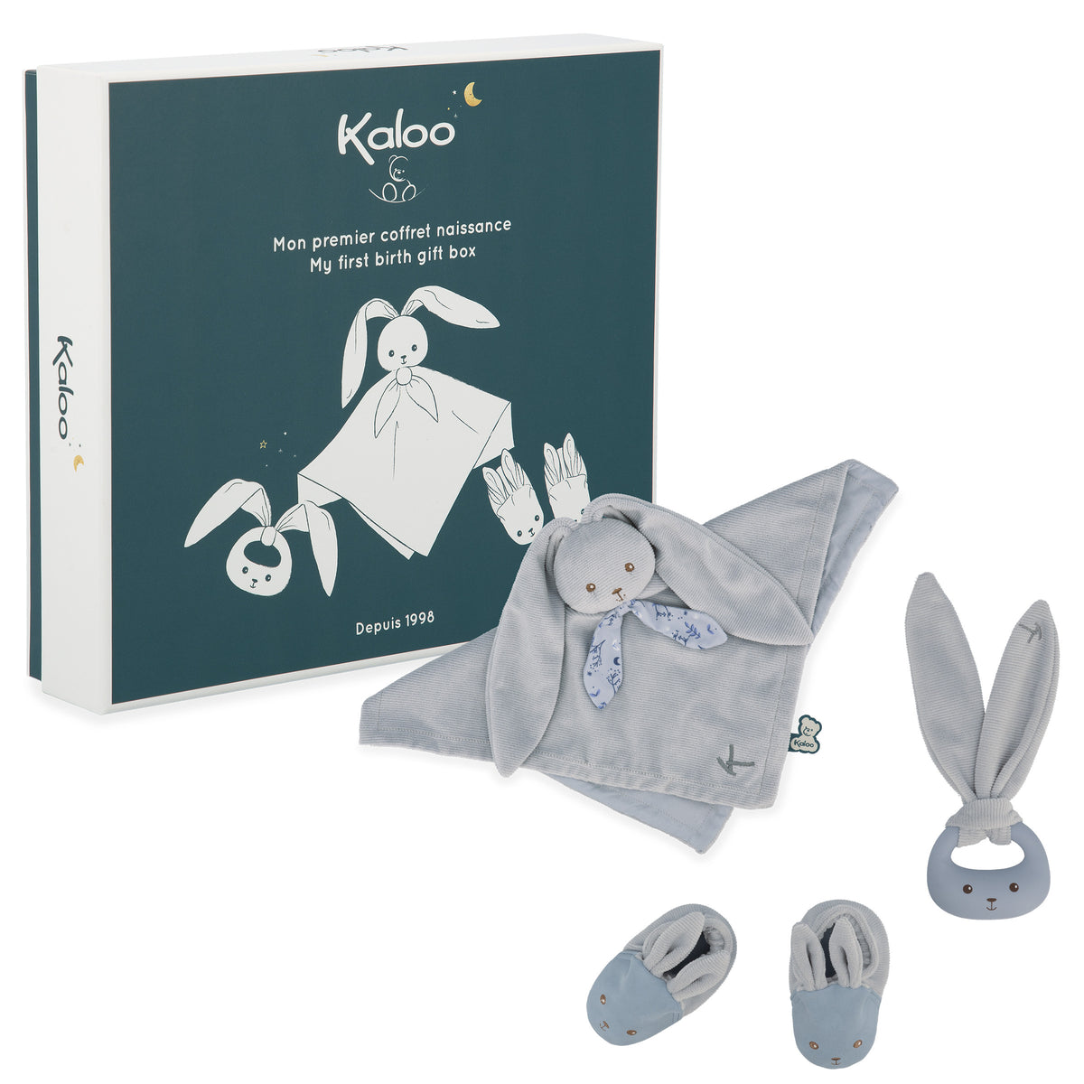 Kaloo 1ª Caja de Regalo de Nacimiento Azul